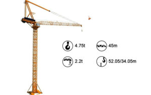 luffing tower crane