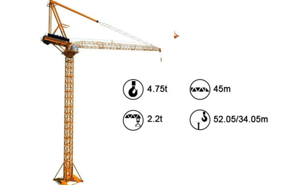 luffing tower crane