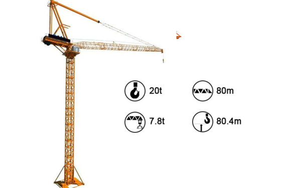 luffing tower crane