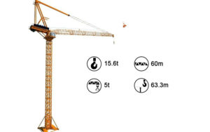 luffing tower crane